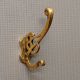 Golden Brass Nostalgic Wall Hooks for Hanging
